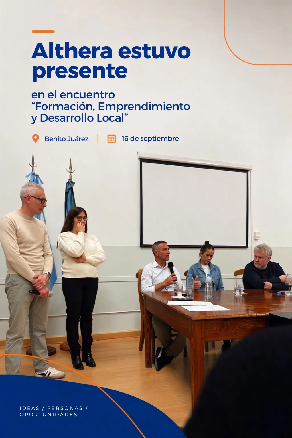 Encuentro de profesionales y referentes sobre desarrollo regional, formación e innovación